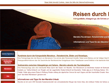 Tablet Screenshot of marokko-holidays.com